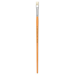 Isabey Chungking Interlocking Bristle Brush - Bright, Long Handle, Size 6