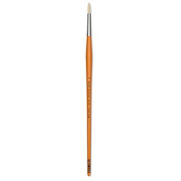 Isabey Chungking Interlocking Bristle Brush - Round, Long Handle, Size 4