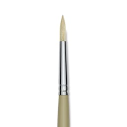 Robert Simmons Signet Brush - Round, Long Handle, Size 2 close up