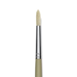 Robert Simmons Signet Brush - Round, Long Handle, Size 4 close up