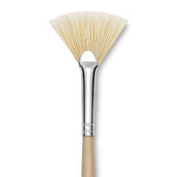 Robert Simmons Signet Brush - Fan Blender, Long Handle, Size 2 close up