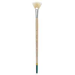 Robert Simmons Signet Brush - Fan Blender, Long Handle, Size 6