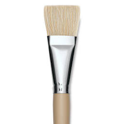Robert Simmons Signet Bristle Brush - Broad, Long Handle, Size 16