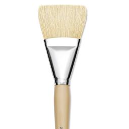Robert Simmons Signet Bristle Brush - Broad, Long Handle, Size 24 close up