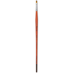 Raphael Golden Kaerell Brush - Flat, Long Handle, Size 4
