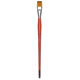 Raphael Golden Kaerell Brush - Flat, Long Handle, Size 20