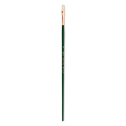 Silver Brush Grand Prix Super Brush - Flat, Long Handle, Size 2