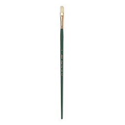 Silver Brush Grand Prix Super Brush - Flat, Long Handle, Size 4