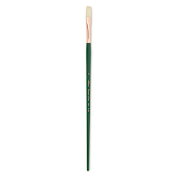 Silver Brush Grand Prix Super Brush - Flat, Long Handle, Size 6