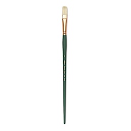 Silver Brush Grand Prix Super Brush - Flat, Long Handle, Size 8