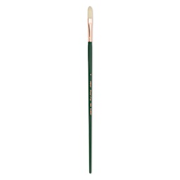 Silver Brush Grand Prix Super Brush - Filbert, Long Handle, Size 4