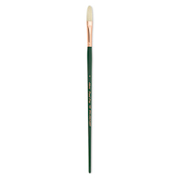 Silver Brush Grand Prix Super Brush - Extra Long Filbert, Long Handle, Size 6