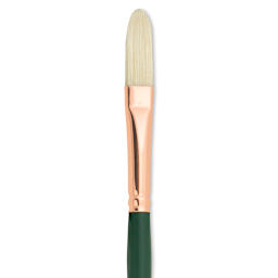 Silver Brush Grand Prix Super Brush - Extra Long Filbert, Long Handle, Size 6 close up