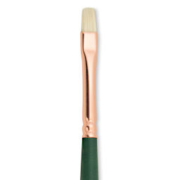 Silver Brush Grand Prix Super Brush - Bright, Long Handle, Size 1 close up