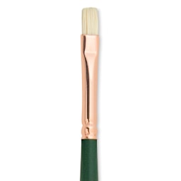 Silver Brush Grand Prix Super Brush - Bright, Long Handle, Size 2 close up