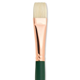 Silver Brush Grand Prix Super Brush - Bright, Long Handle, Size 10 close up