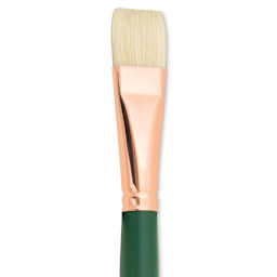 Silver Brush Grand Prix Super Brush - Bright, Long Handle, Size 12 close up