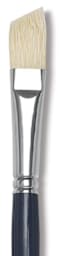 Princeton Ashley Series 5200 Natural Bristle Brushes - Closeup of Angle Bright Brush
