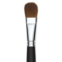 Old Holland Kolinsky Sable Brush - Filbert, Long Handle, Size 22 close up