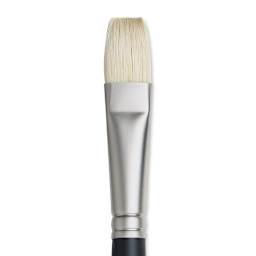 Winsor & Newton Artists' Oil Brush - Flat, Long Handle, Size 10