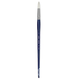 Silver Brush Bristlon Stiff White Synthetic Brush - Round