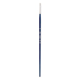 Silver Brush Bristlon Stiff White Synthetic Brush - Flat, Size 0