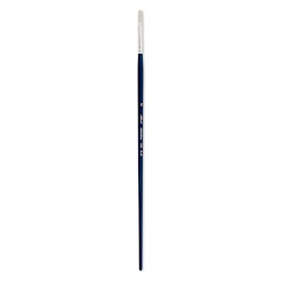 Silver Brush Bristlon Stiff White Synthetic Brush - Flat, Size 2