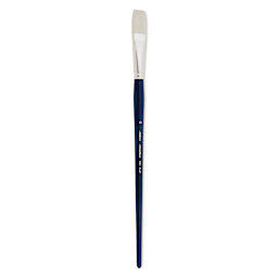 Silver Brush Bristlon Stiff White Synthetic Brush - Flat, Size 10