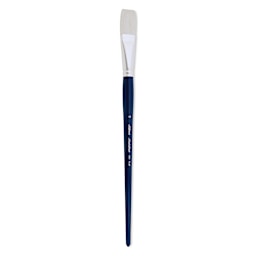 Silver Brush Bristlon Stiff White Synthetic Brush - Flat, Size 12
