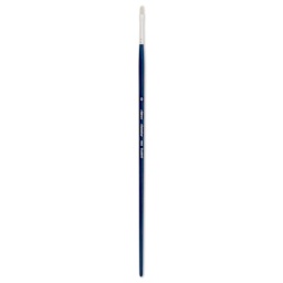 Silver Brush Bristlon Stiff White Synthetic Brush - Filbert, Size 0