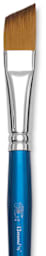 Winsor & Newton Cotman Watercolor Brush - Angled, Short Handle, Size 1/8" close-up