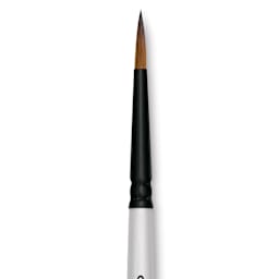 Robert Simmons Simply Simmons Synthetic Brush - Round, Short Handle, Size 3 close up