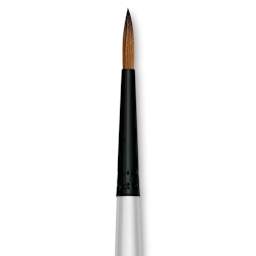 Robert Simmons Simply Simmons Synthetic Brush - Round, Short Handle, Size 5 close up