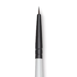 Robert Simmons Simply Simmons Synthetic Brush - Spotter, Short Handle, Size 5/0 close up