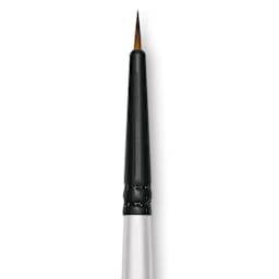 Robert Simmons Simply Simmons Synthetic Brush - Spotter, Short Handle, Size 3/0 close up