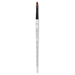 Robert Simmons Simply Simmons Synthetic Brush - Filbert, Short Handle, Size 4