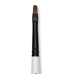 Robert Simmons Simply Simmons Synthetic Brush - Flat Shader, Short Handle, Size 2 close up