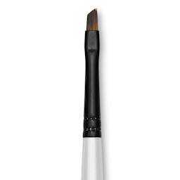Robert Simmons Simply Simmons Synthetic Brush - Angle Shader, Short Handle, Size 1/8" close up