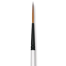 Robert Simmons Simply Simmons Synthetic Brush - Script, Short Handle, Size 3 close up