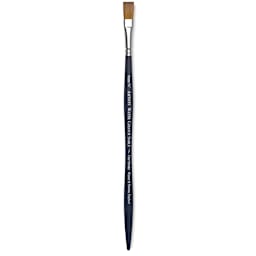 Winsor & Newton Artists' Kolinsky Sable Watercolor Brush - One-Stroke, Short Handle, Size 1/4"