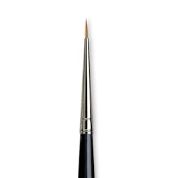 Da Vinci Maestro Kolinsky Brush - Restauro Retouch, Short Handle, Size 2/0 close up