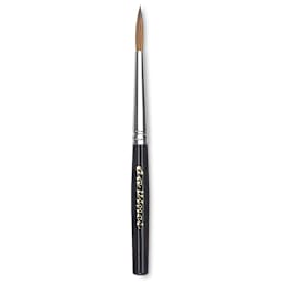 Da Vinci Maestro Kolinsky Brush - Round Travel Brush without Cap, Short Handle, Size 4