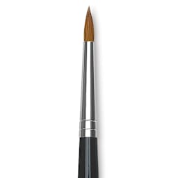 Da Vinci Maestro Kolinsky Brush - Miniaturist, Short Handle, Size 6 close up