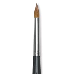 Da Vinci Maestro Kolinsky Brush - Miniaturist, Short Handle, Size 8 close up