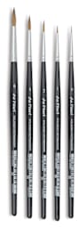 Da Vinci Russian Red Sable Round Brush Sets - Set of 3 Round brushes shown upright