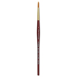 Grumbacher Goldenedge Brush - Round, Short Handle, Size 5