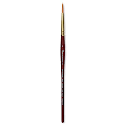 Grumbacher Goldenedge Brush - Round, Short Handle, Size 6