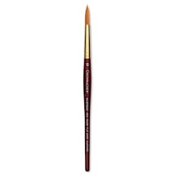 Grumbacher Goldenedge Brush - Round, Short Handle, Size 10