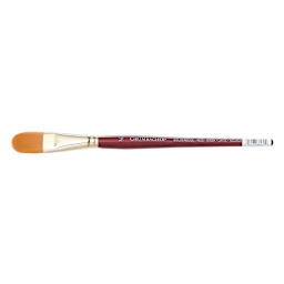 Grumbacher Goldenedge Brush - Oval Wash, Short Handle, Size 3/4"