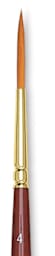 Goldenedge Synthetic Sable Brushes - Closeup of Liner Brush